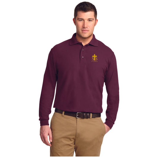 K500LS Port Authority® Silk Touch™ Long Sleeve Polo