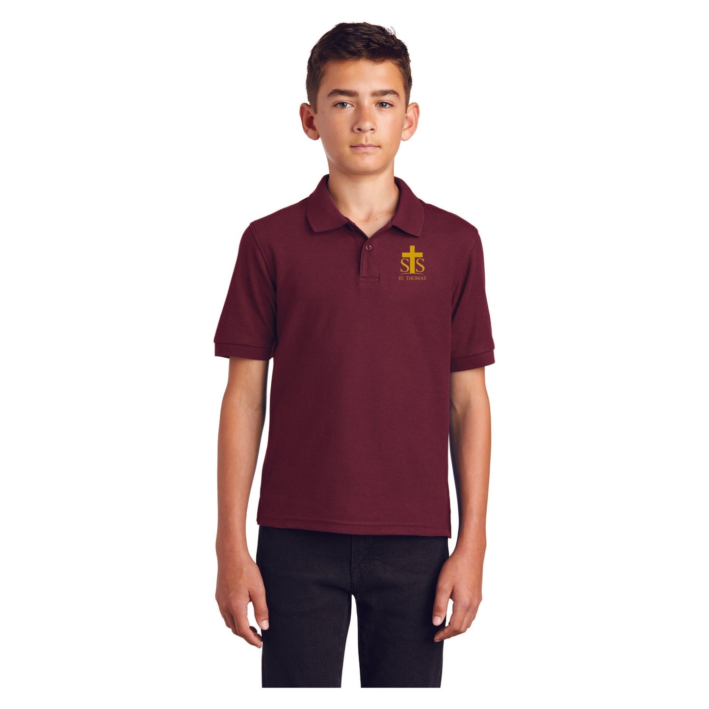 Y500 Port Authority® Youth Silk Touch™ Polo